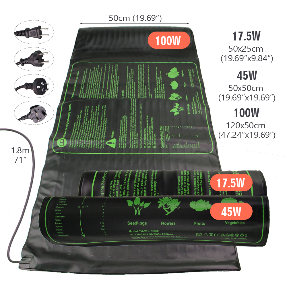 17.5W 45W 100W Seedling Heat M - Rooting Gel Clone ulasan dan harga