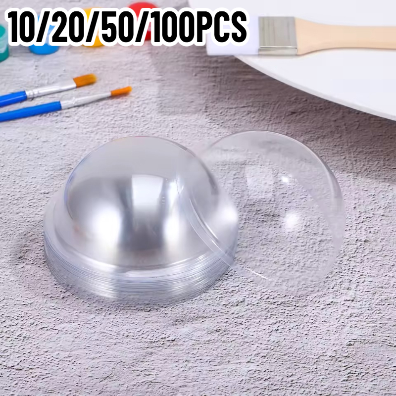 10/20/50/100PCS Plastic Transp - Plastic Dome Clear ulasan dan harga