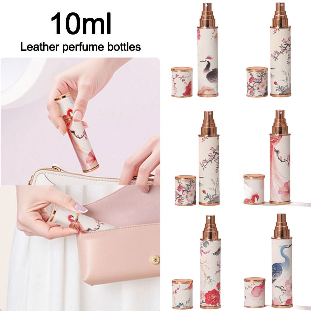 Portable PU Leather Perfume Bo - Misting Bottle Fine ulasan dan harga