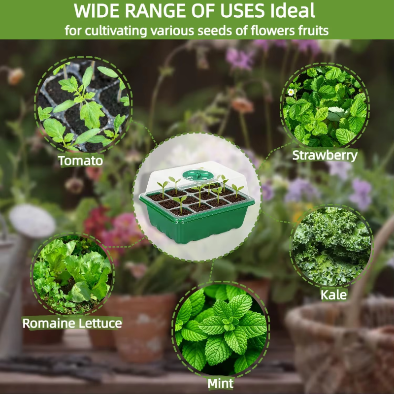 Seed Starter Tray Mini Greenho - Humidity Dome Kit ulasan dan harga