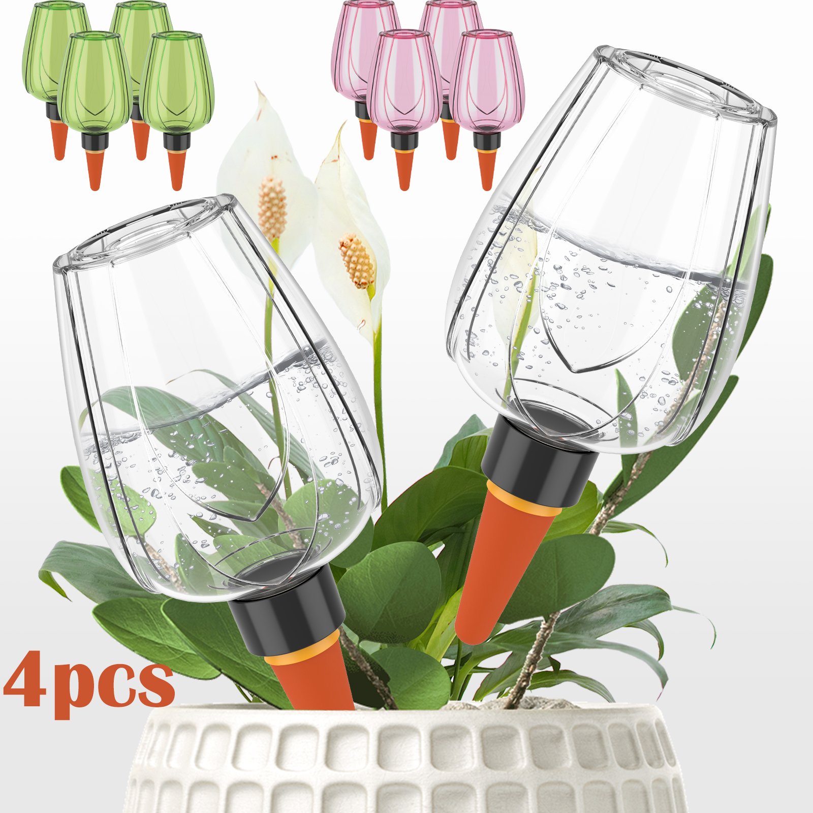 4Pcs Plant Watering Balls 350M - Self Watering Insert ulasan dan harga