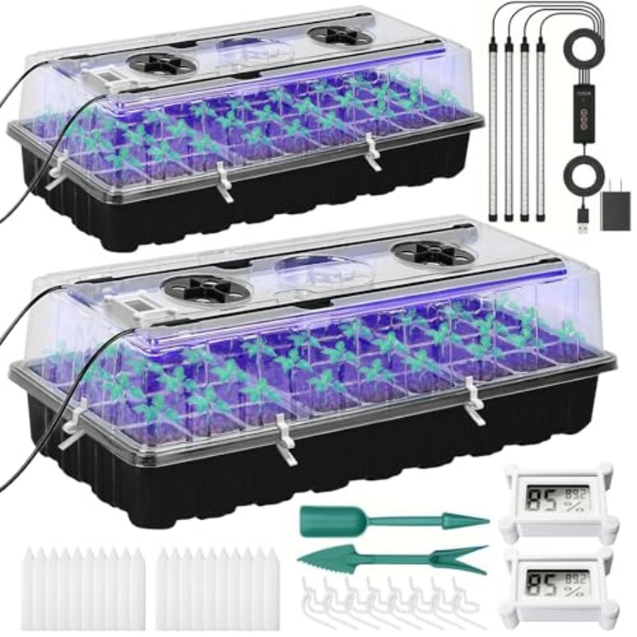 Seed Starter Tray with Grow Li - Humidity Dome Kit ulasan dan harga