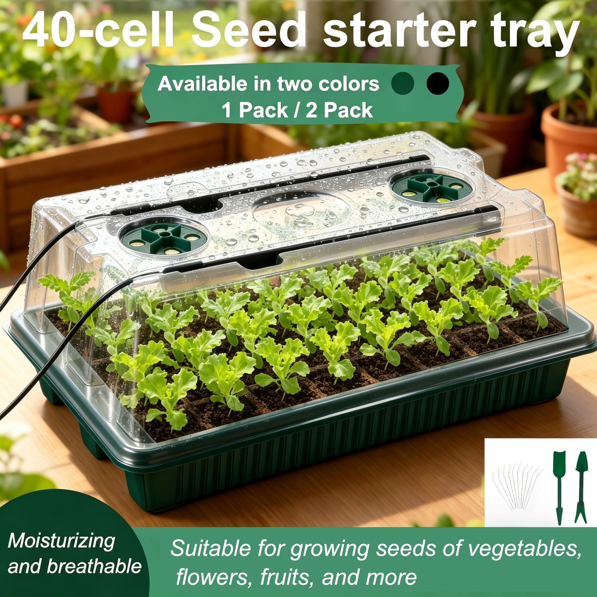 Seed Starter Tray with Grow Li - Humidity Dome Kit ulasan dan harga