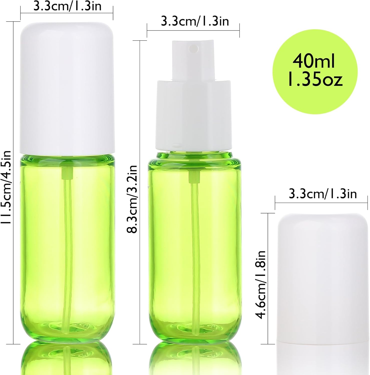 4-Pack 1.35oz Fine Mist Travel - Misting Bottle Fine ulasan dan harga