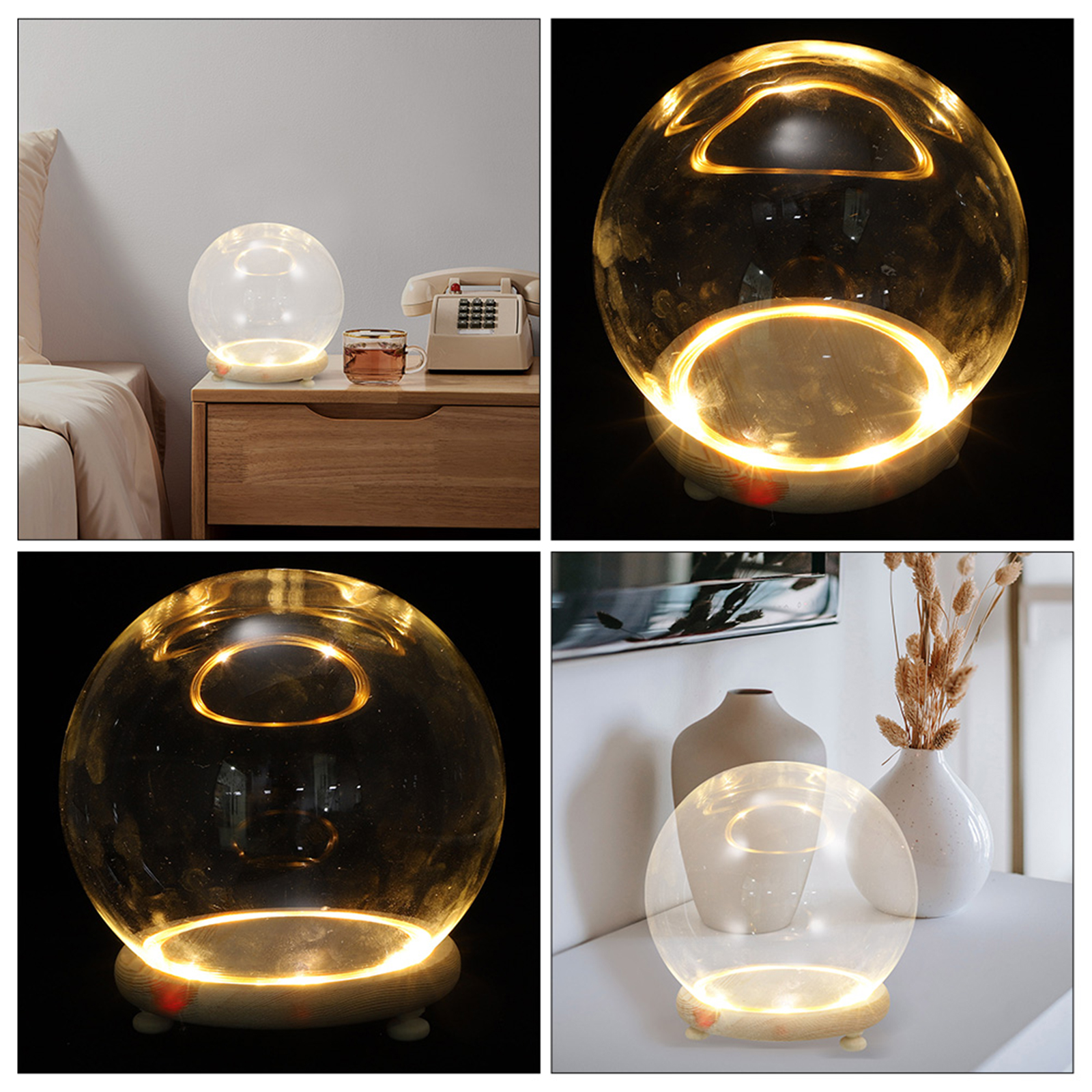 Eternal Flower Glass Cover Cle - Plastic Dome Clear ulasan dan harga