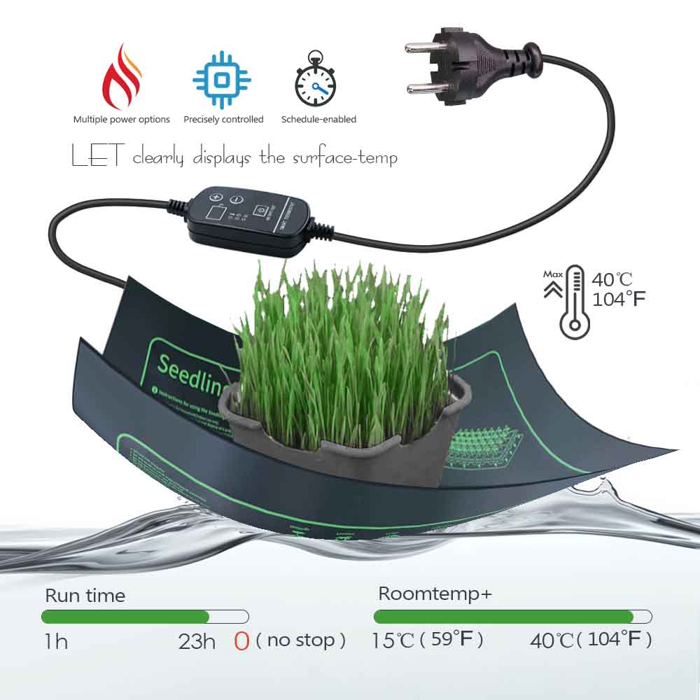 9-100W PVC Plants Heating Pad  - Heat Mat Seedling ulasan dan harga