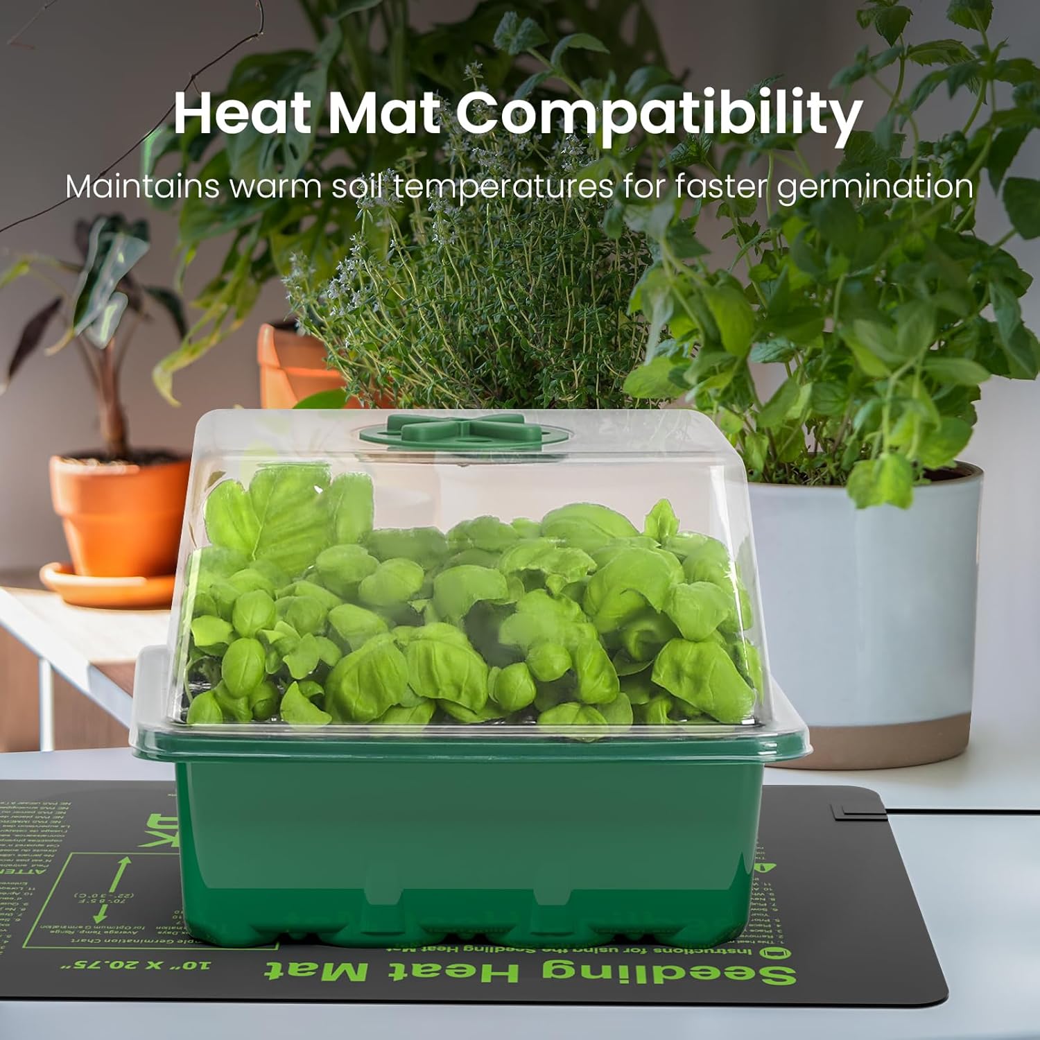 Seed Starter Kit with Grow Lig - Humidity Dome Kit ulasan dan harga