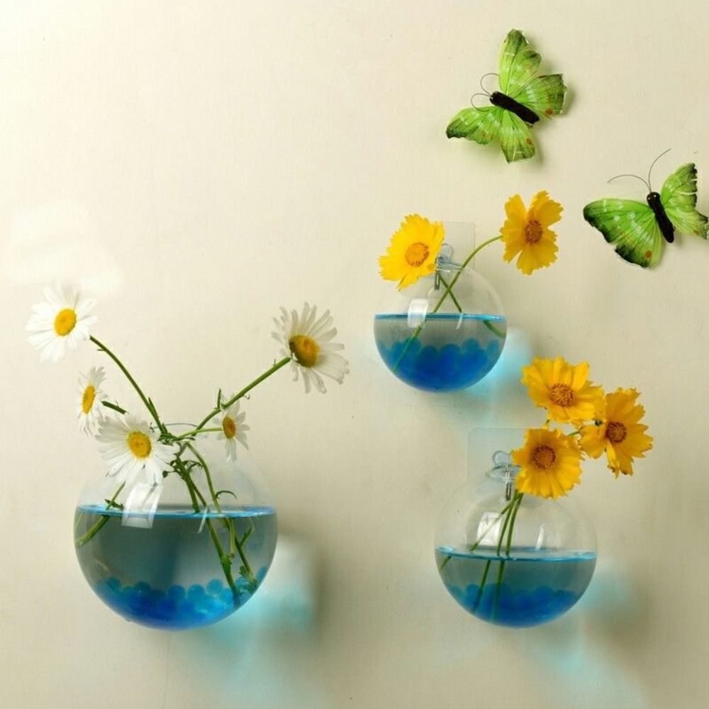 Transparent Glass Vase Wall Ha - Propagation Station Vase ulasan dan harga